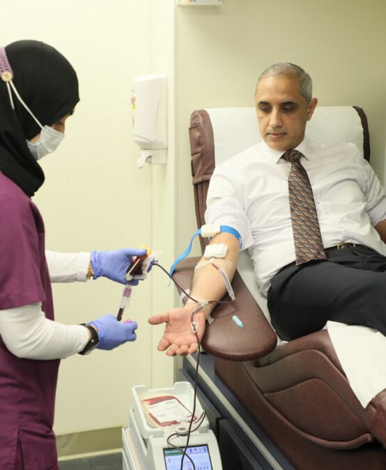 Blood donation campaign in cooperation with King Hamad University Hospital
